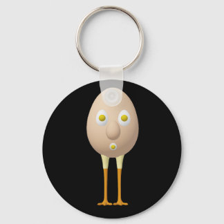 Porte-clés Conception de personnage d'œuf fantaisiste RG & RA