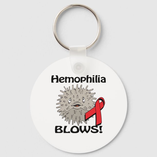 Porte-clés Conception de sensibilisation à l'hémophilie (Recto)