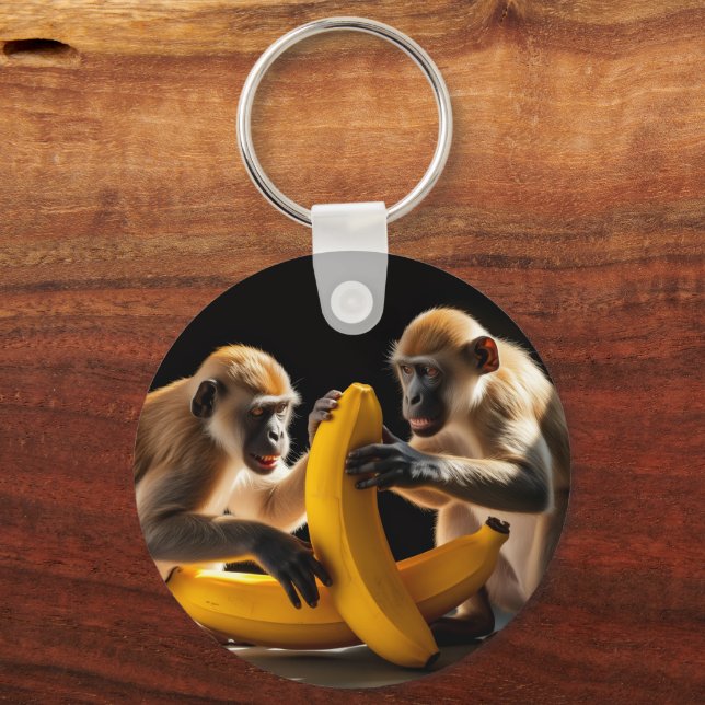 Porte-clés Conception de singe (Recto)