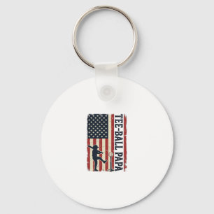 Porte-clés Conception de t-shirt vintage drapeau américain Te