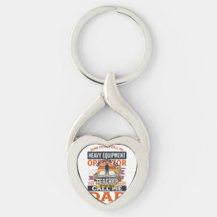 Porte-clés Conception de t-shirt vintage pour papa opérateur 