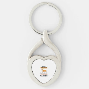 Porte-clés Conception de T-Shirt Welsh Corgi Pailleté Amoureu
