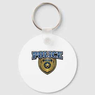 Porte-clés Conception de texte gras pour badge de police