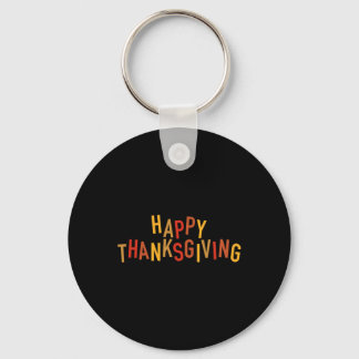 Porte-clés Conception de Thanksgiving joyeuse adorable couleu