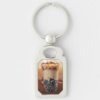 Porte-clés Conception de thé au lait 3D mignonne – Esthétique