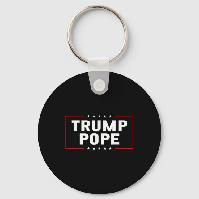 Porte-clés Conception de Trump Pope (Recto)