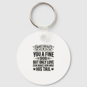Porte-clés Conception de typographie de citation d'amant de c