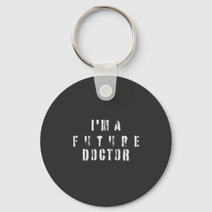 Porte-clés Conception de typographie grunge de futur docteur