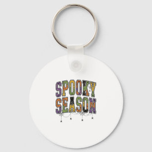 Porte-clés Conception de typographie Halloween vintage de la