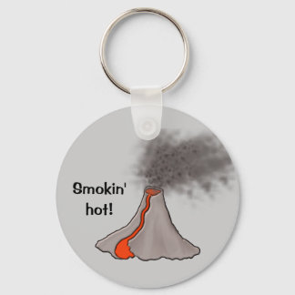 Porte-clés Conception de volcan chaud Smokin