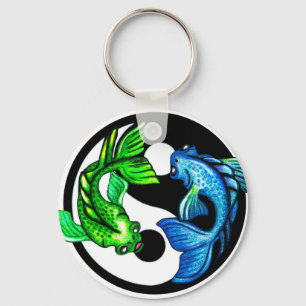 Porte-clés Conception de Yin-Yang Koi