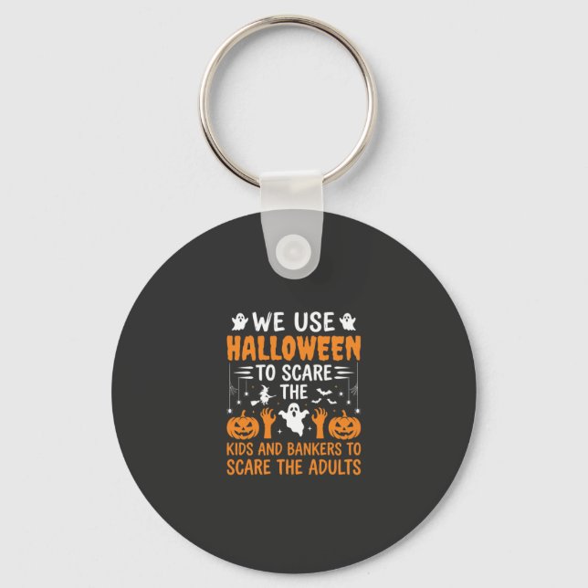 Porte-clés Conception d'Halloween pour enfants banquiers adul (Recto)