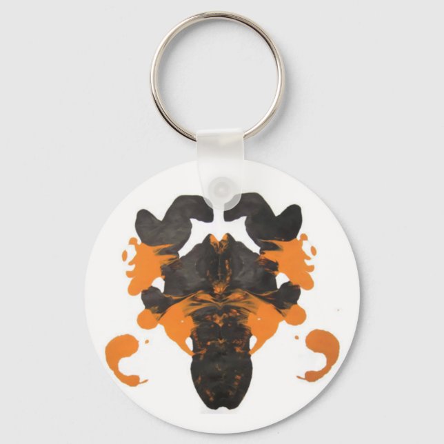 Porte-clés Conception d'Inkblot orange Vapid (Recto)