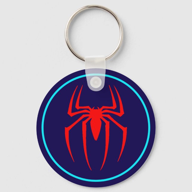 Porte-clés Conception d'insecte d'araignée rouge (Recto)