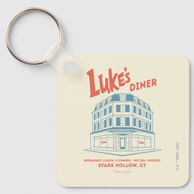 Porte-clés Conception du diner de Luke Stars Hollow (Recto)