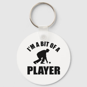 Porte-clés Conception fraîche de bowling de pelouse