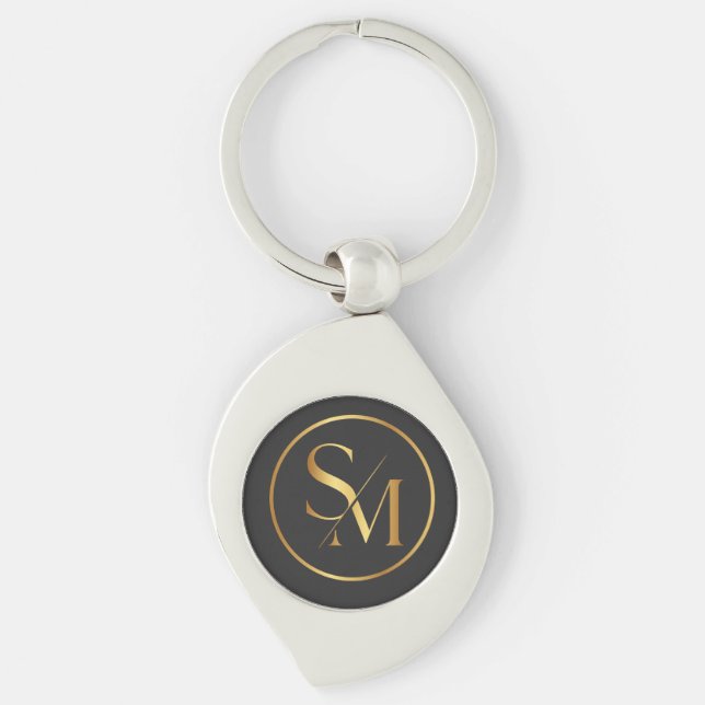 Porte-clés Conception moderne minimale SM (Devant)