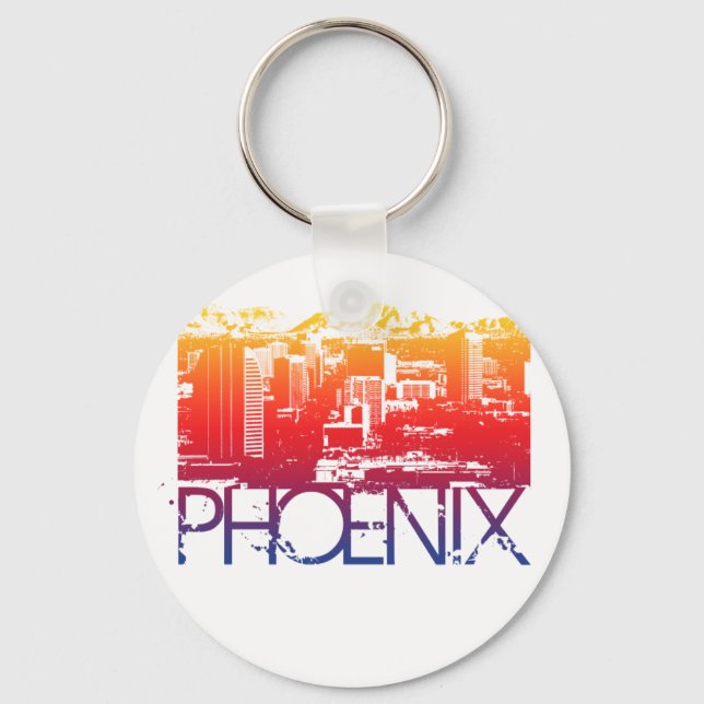 Porte-clés Conception Phoenix Skyline (Recto)