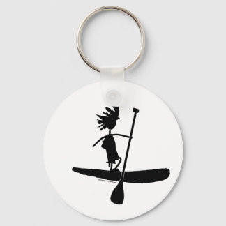 Porte-clés Conception silhouette de la pédale
