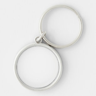 Porte-clés Conception simple blanche personnalisée Ajouter un