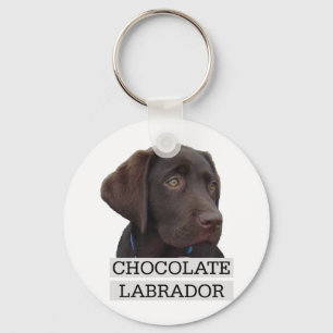 Porte-clés Conception unique de Labrador de chocolat !