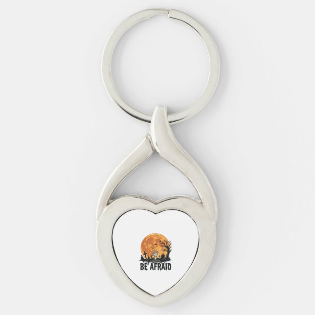 Porte-clés Conception vectorielle de cimetière d'Halloween vi (Devant)