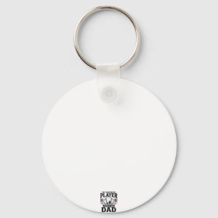 Porte-clés Conception vectorielle vintage du joueur préféré d