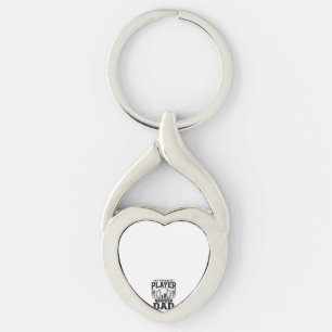 Porte-clés Conception vectorielle vintage du joueur préféré d