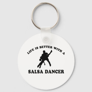 Porte-clés Conceptions de danseur de Salsa