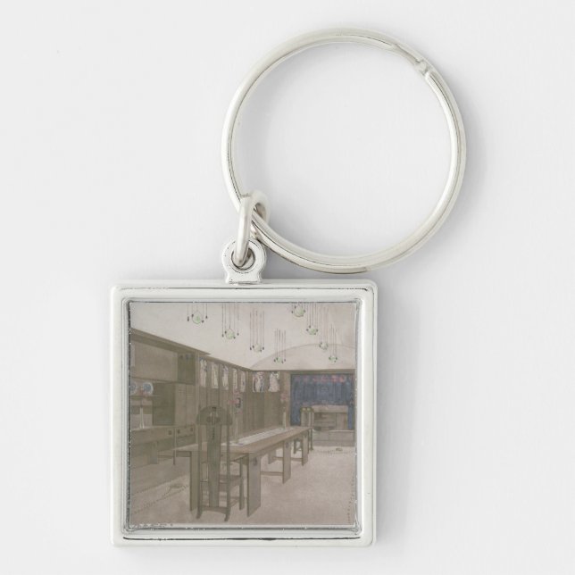 Porte-clés Concevez pour une salle à manger, 1901 (le litho (Devant)