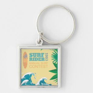 Porte-clés Concours  1983 de surf de cavalier de surf