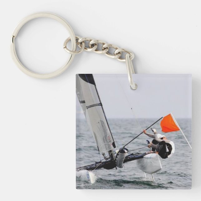 Porte-clés Concours voile Catamaran photo (Devant)