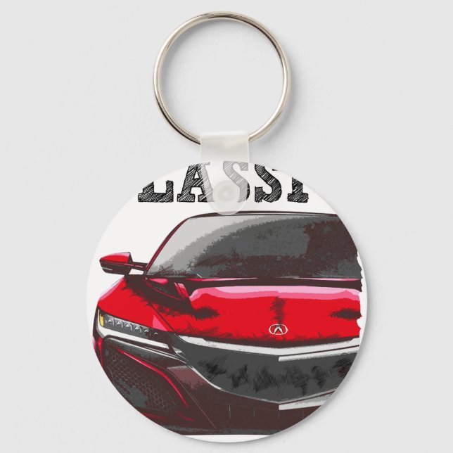 Porte-clés conduire l'acura nsx classique (Recto)