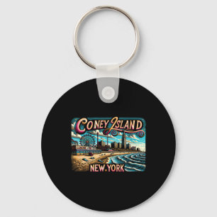 Porte-clés Coney Island New York Travel Summer Family Vacatio
