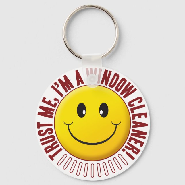 Porte-clés Confiance du nettoyeur de fenêtres (Recto)