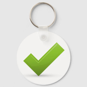 Porte-clés confirmer-679245 MARQUE DE CONTRÔLE VERT JOURNAL S