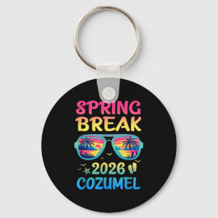 Porte-clés Congé de printemps Cozumel 2026 Voyage de vacances