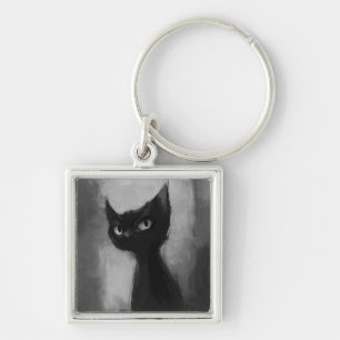 Porte-clés Connaissant Black Ninja Cat