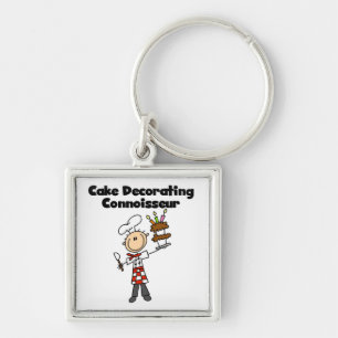 Porte-clés Connaisseur masculin de décoration de gâteaux