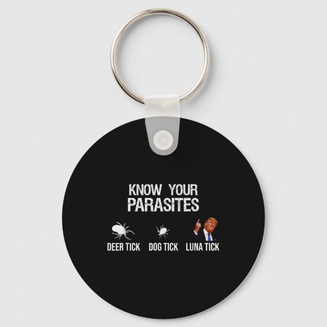 Porte-clés Connaissez Vos Parasites - Tic De Cerf, Tic De Chi (Recto)