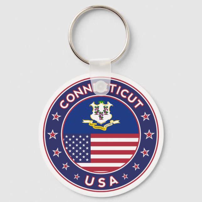 Porte-clés Connecticut (Recto)