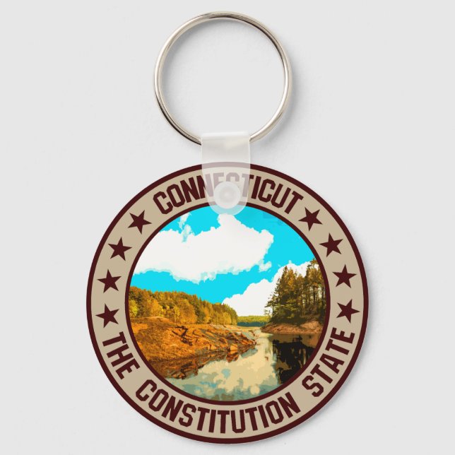 Porte-clés Connecticut (Recto)
