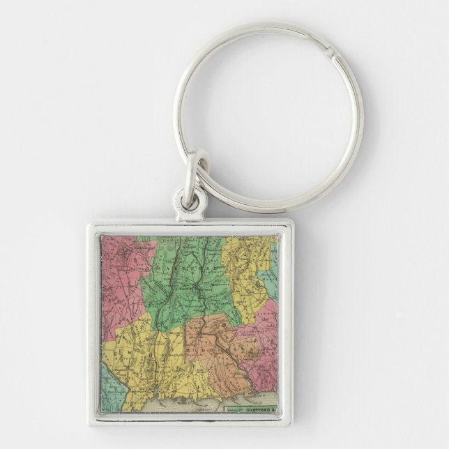 Porte-clés Connecticut 10 (Devant)