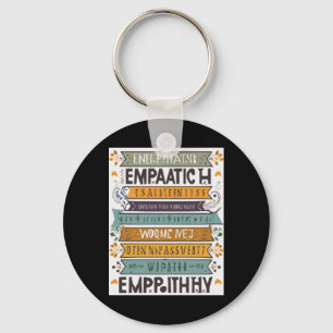 Porte-clés Connections de coeur Citations d'empathie inspiran