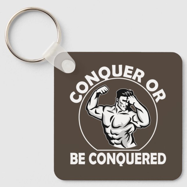 Porte-clés Conquérir Ou Être Conquis (Recto)