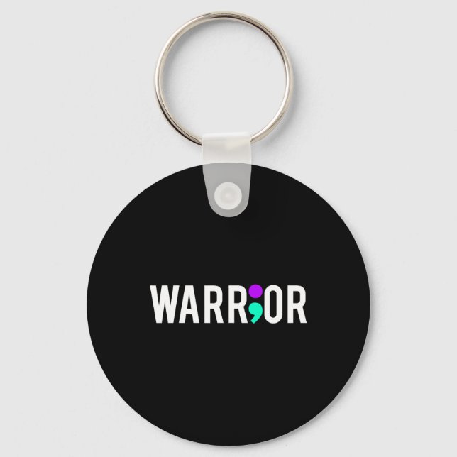 Porte-clés Conscience du suicide Guerrier Conception Cadeau P (Recto)