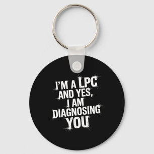 Porte-clés Conseiller en santé mentale Lpc Citation humoristi
