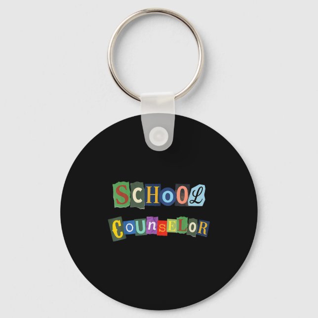 Porte-clés Conseillère scolaire drôle appréciation femmes (Recto)