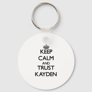 Porte-clés Conserver le calme et la confiance Kayden