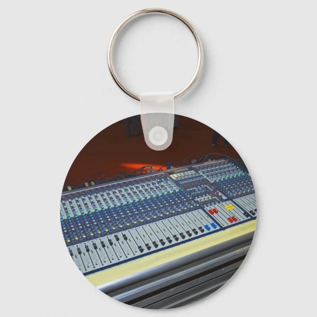 Porte-clés console de mixage audio - carte son (Recto)
